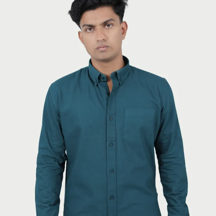 Green Teal Casual Shirt